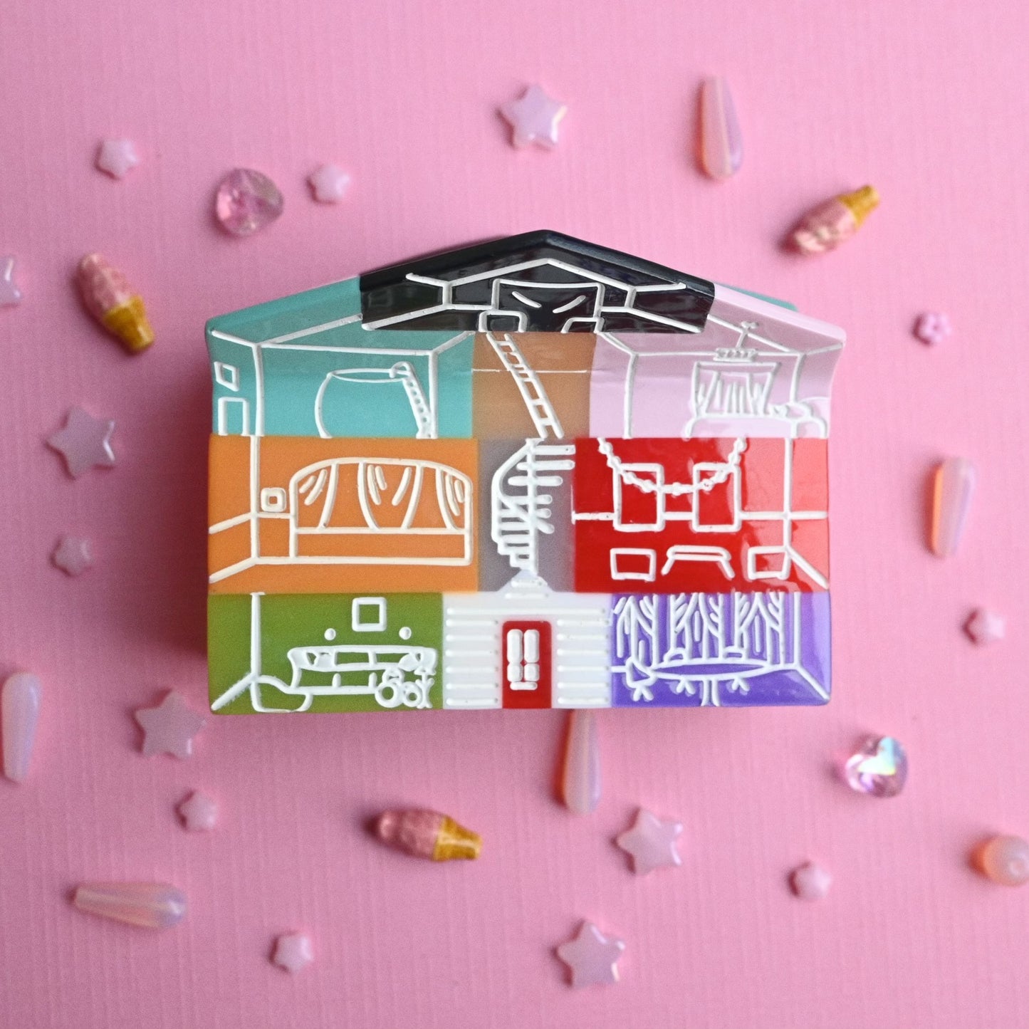 TinyMadexBoogieBee Collab - House Claw Clip