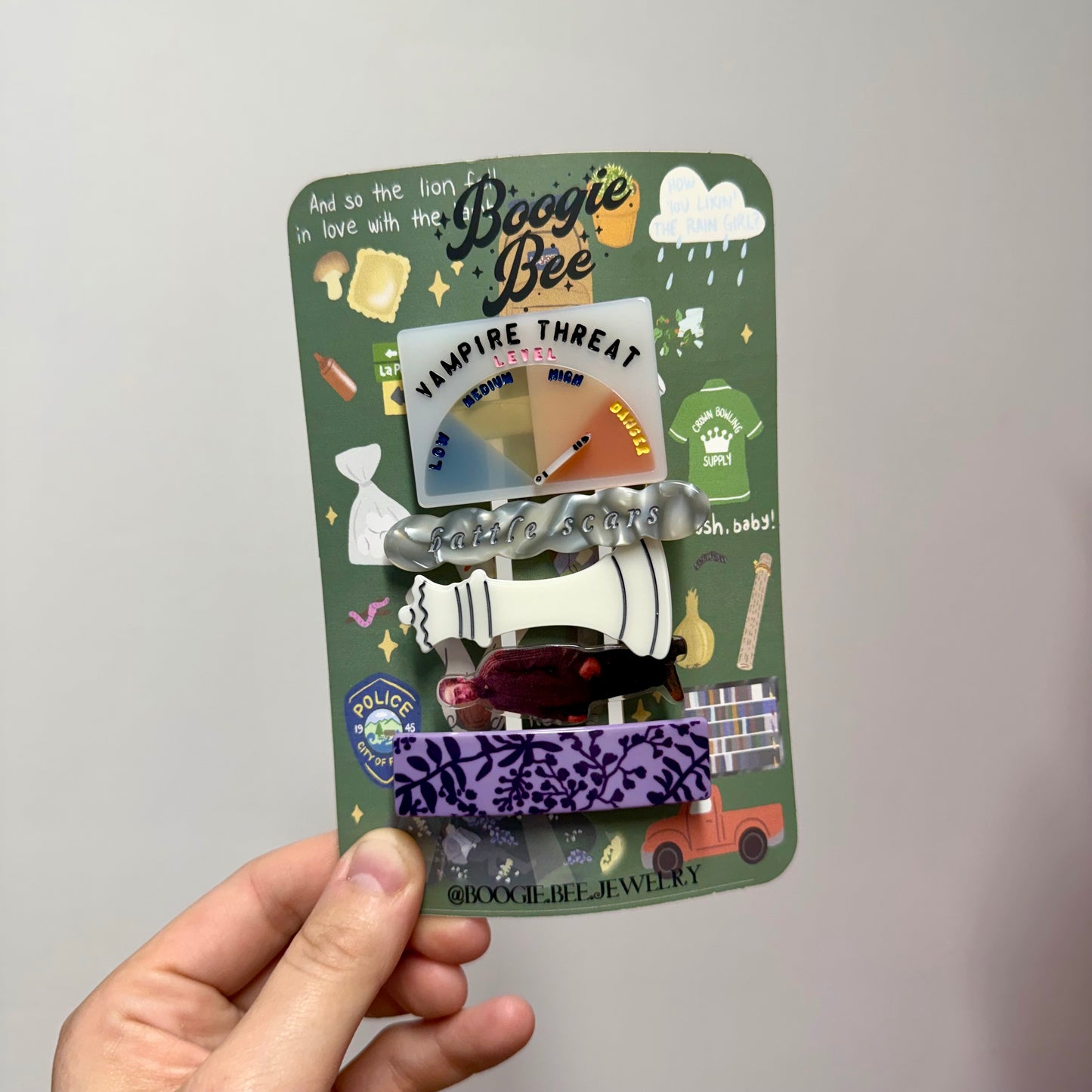 Hoa Hoa Flat Clip Set