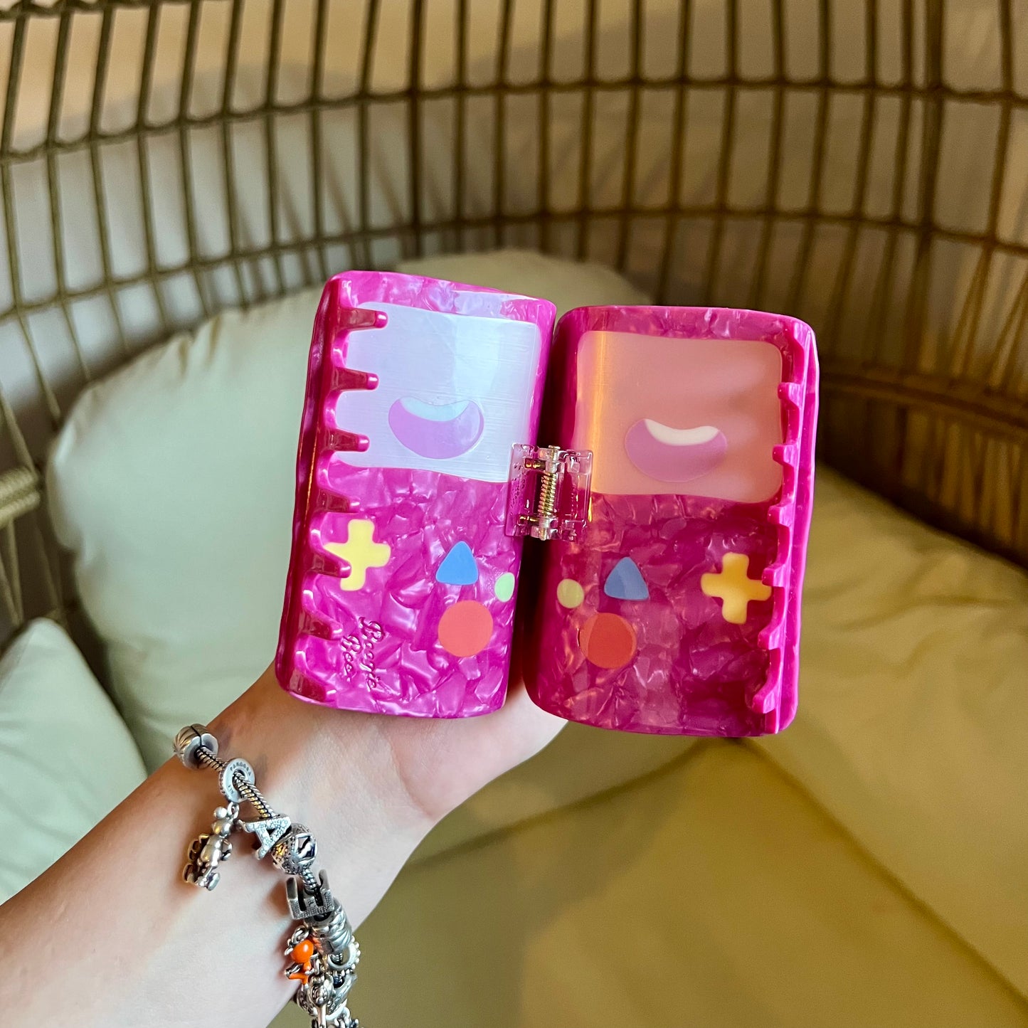 Pink Gamer Claw Clip