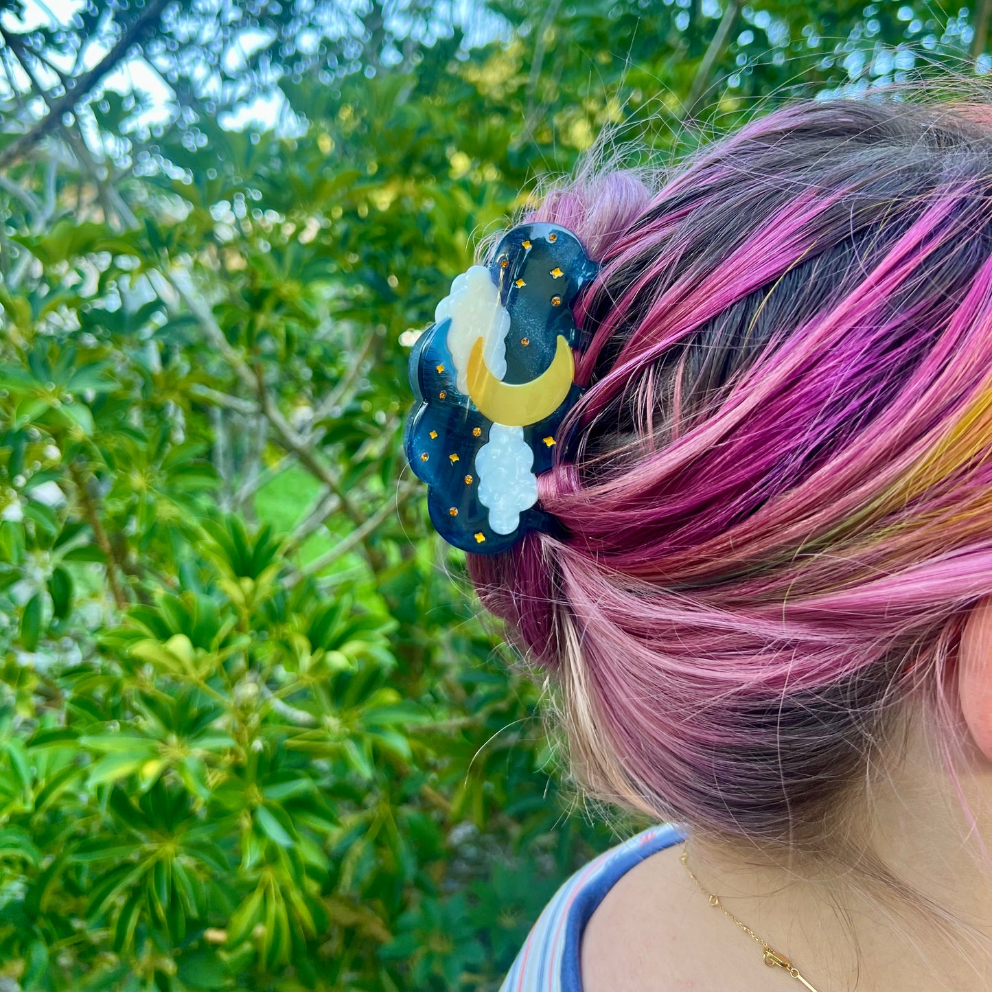 Moon/Cloud Hair Claw
