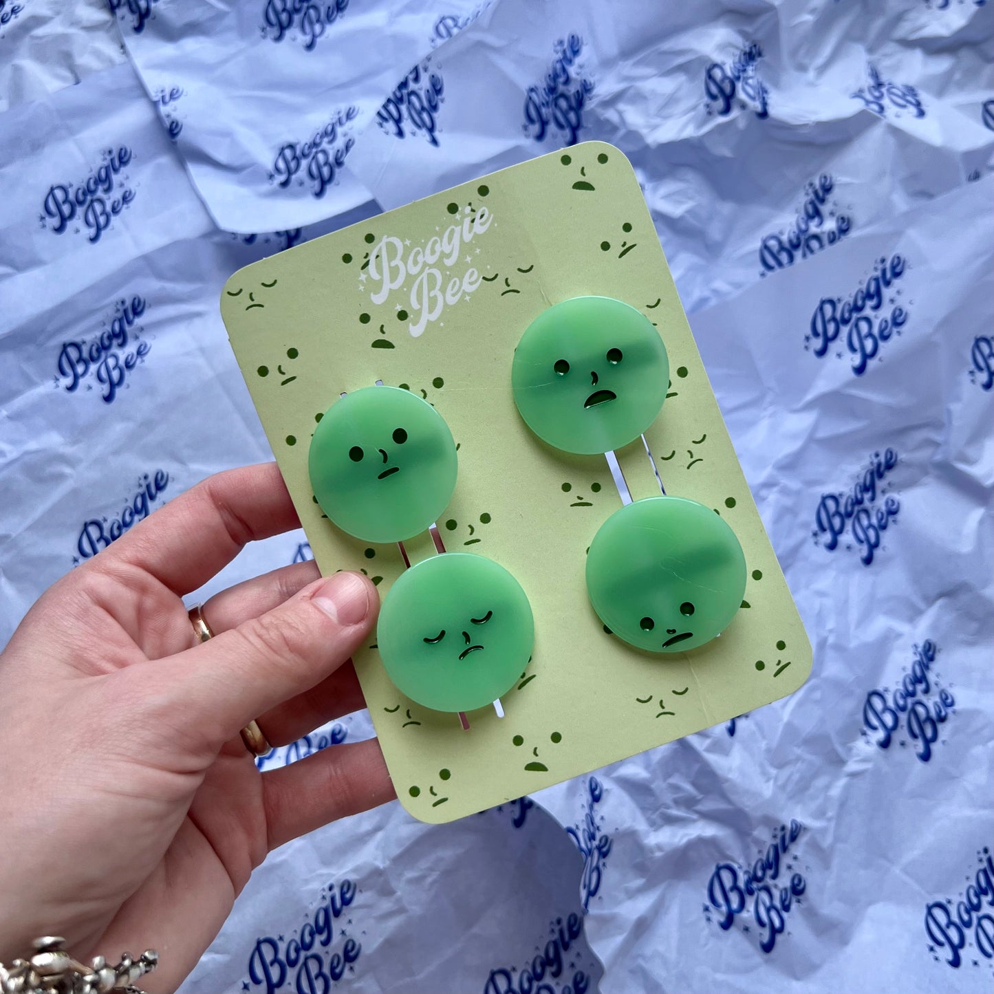 Green Guys Flat Clips