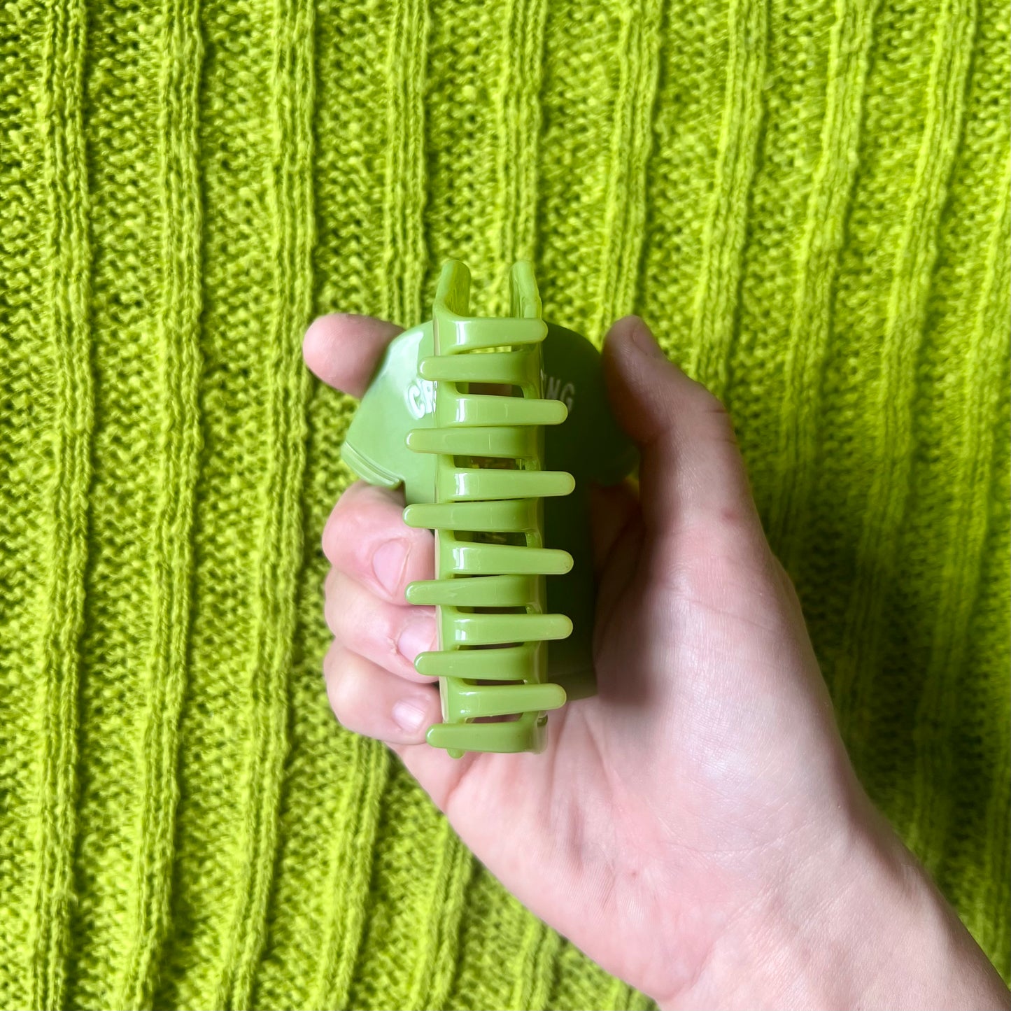 Bowling Shirt Claw Clip
