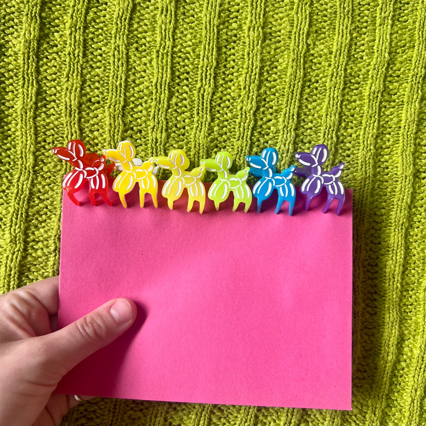 Balloon Dog Mini Clip Set