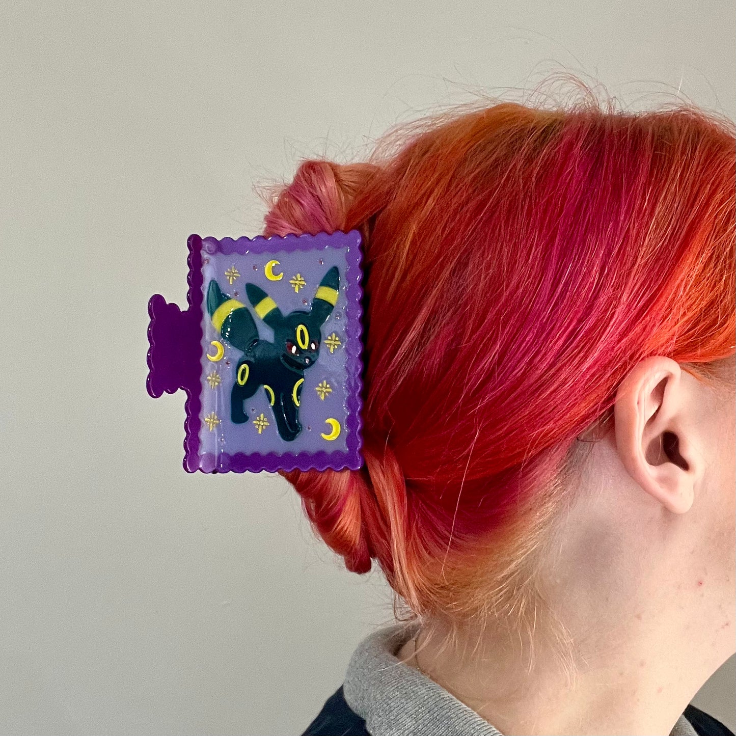 Lunar Kitty Claw Clip