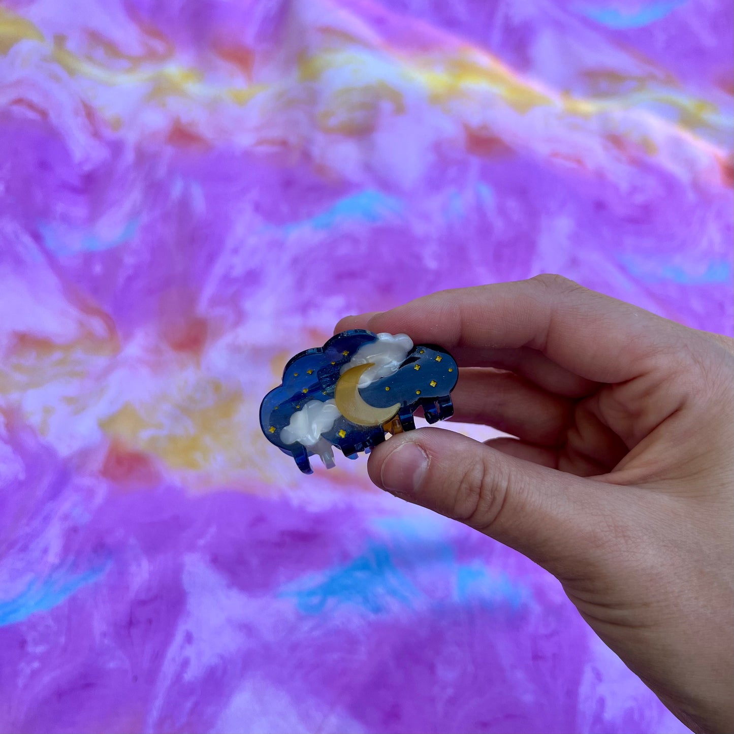 Mini Moon/Cloud Claw Clip