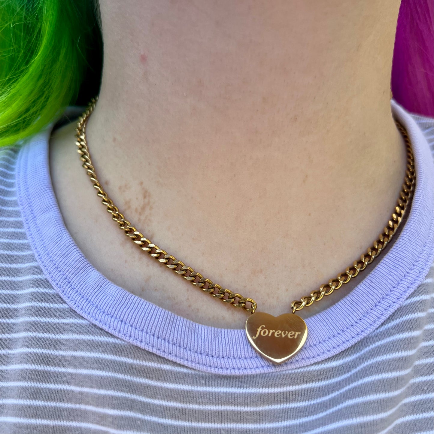 forever heart necklace