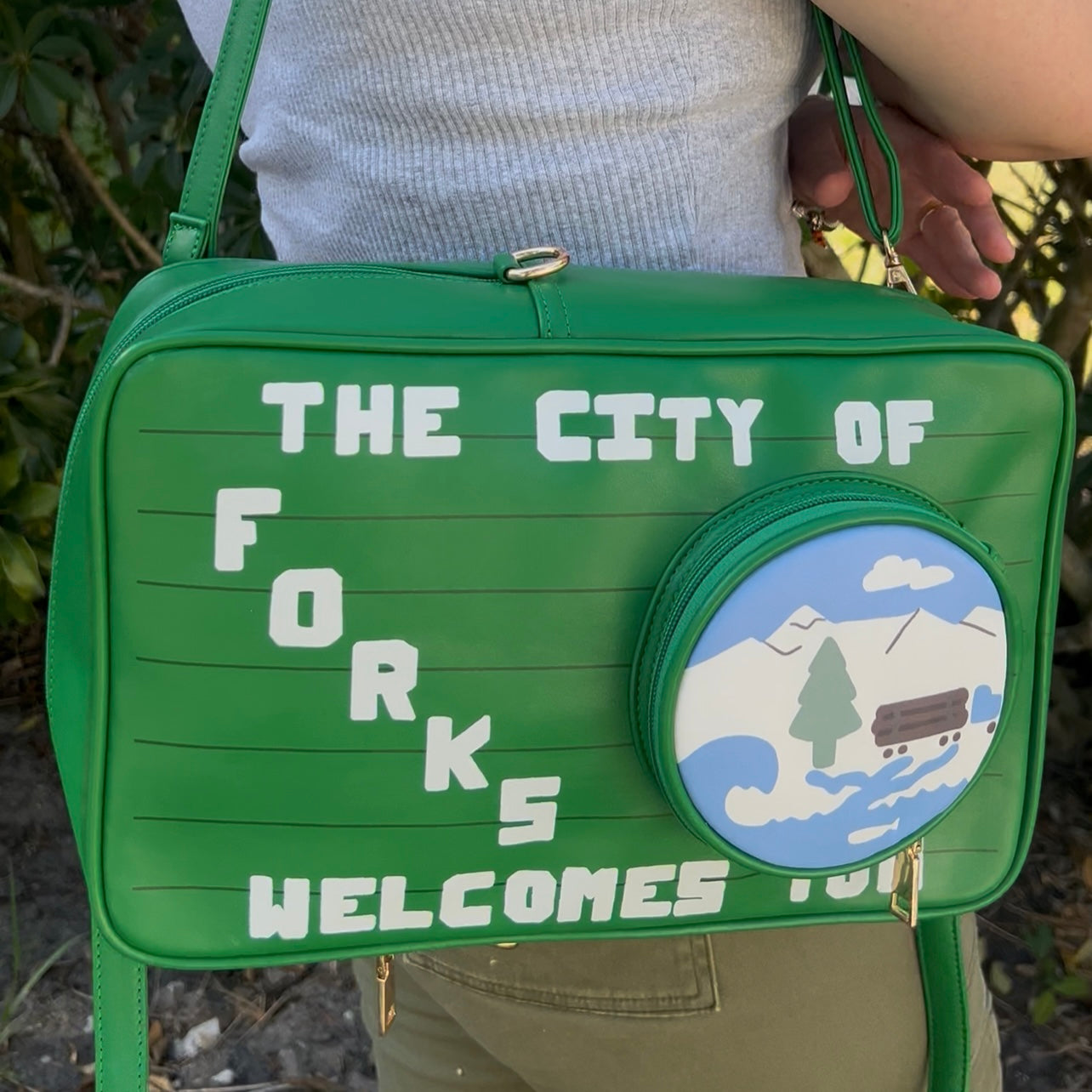 Welcome to Forks Sign Bag