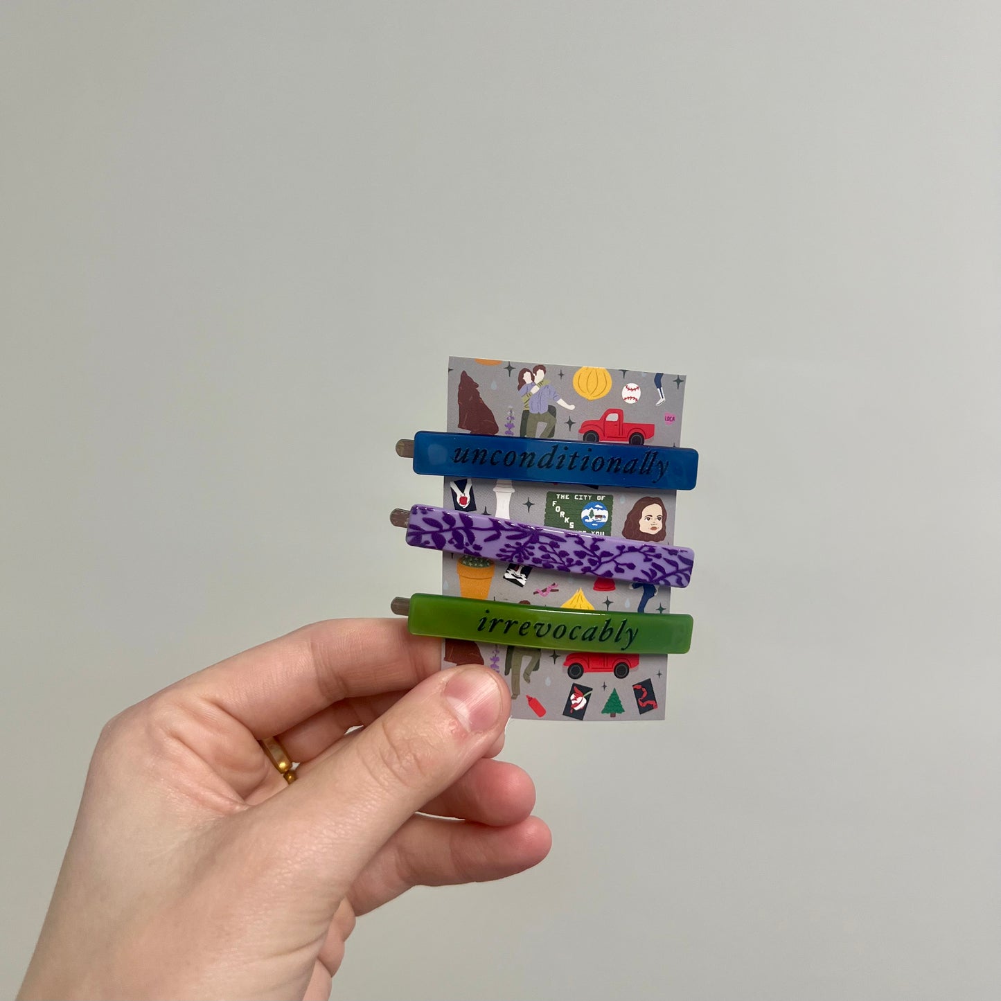 Unconditionally & irrevocably hair pin set