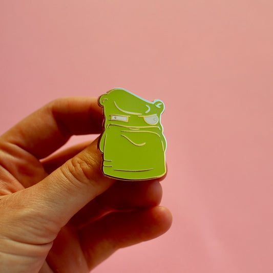 Melted Nightlight Enamel Pin (glow in the dark)