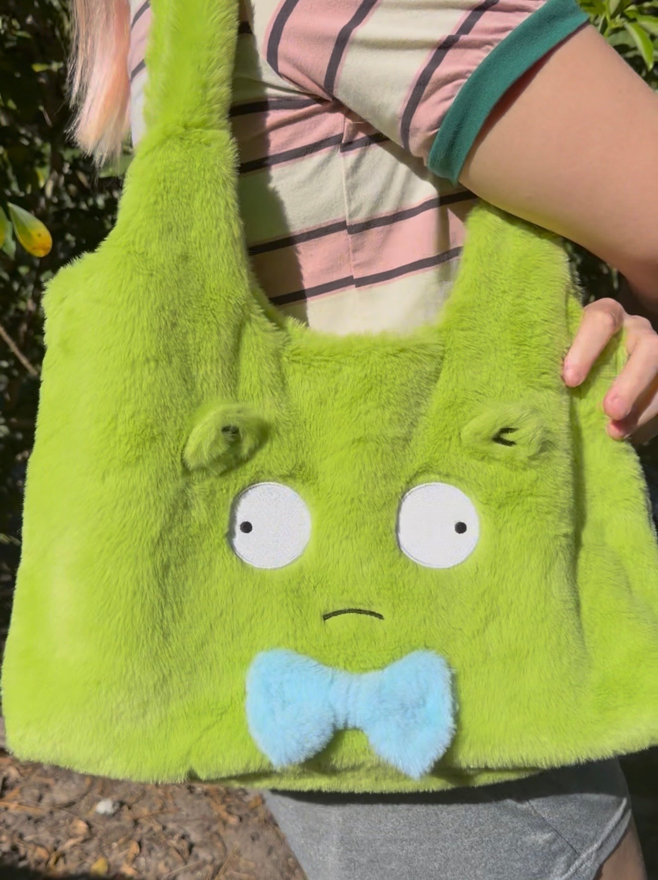 nightlight fuzzy tote bag (preorder!)