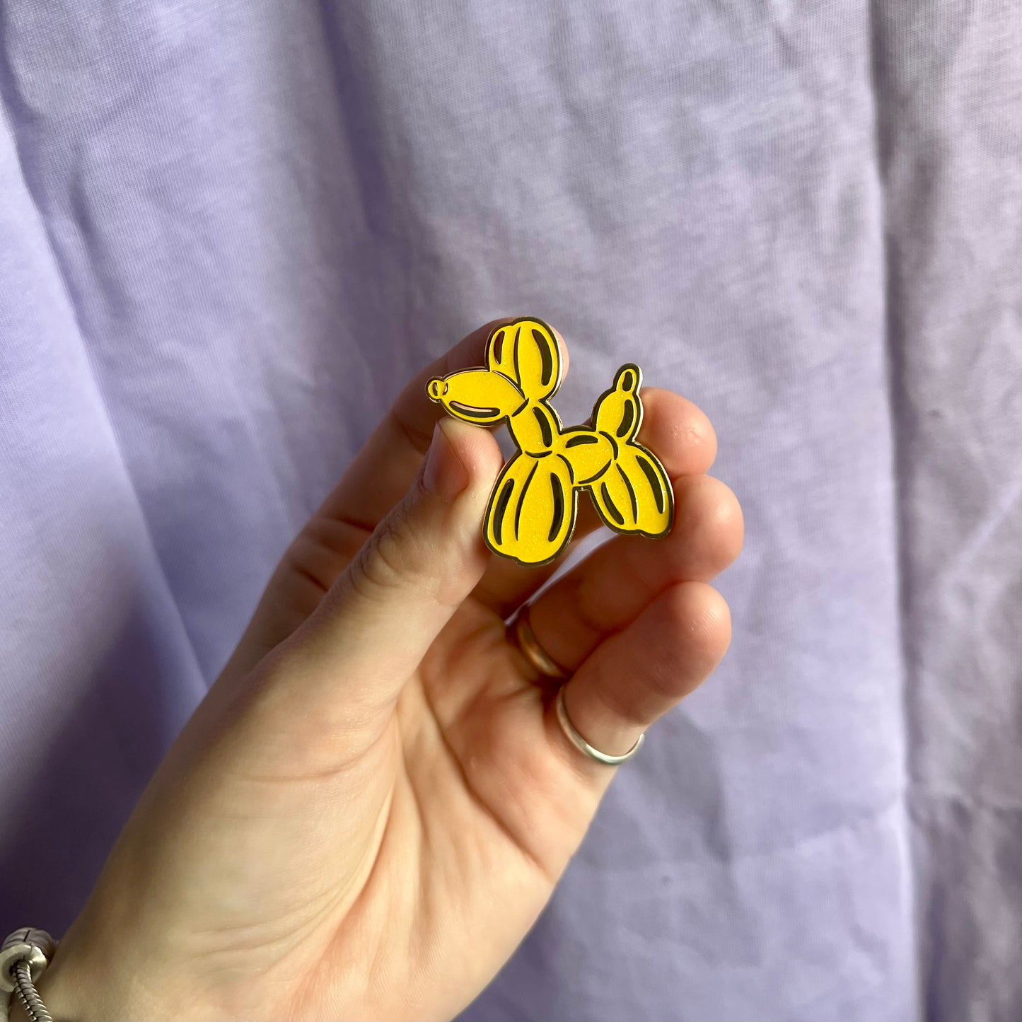 Balloon Dog Enamel Pin