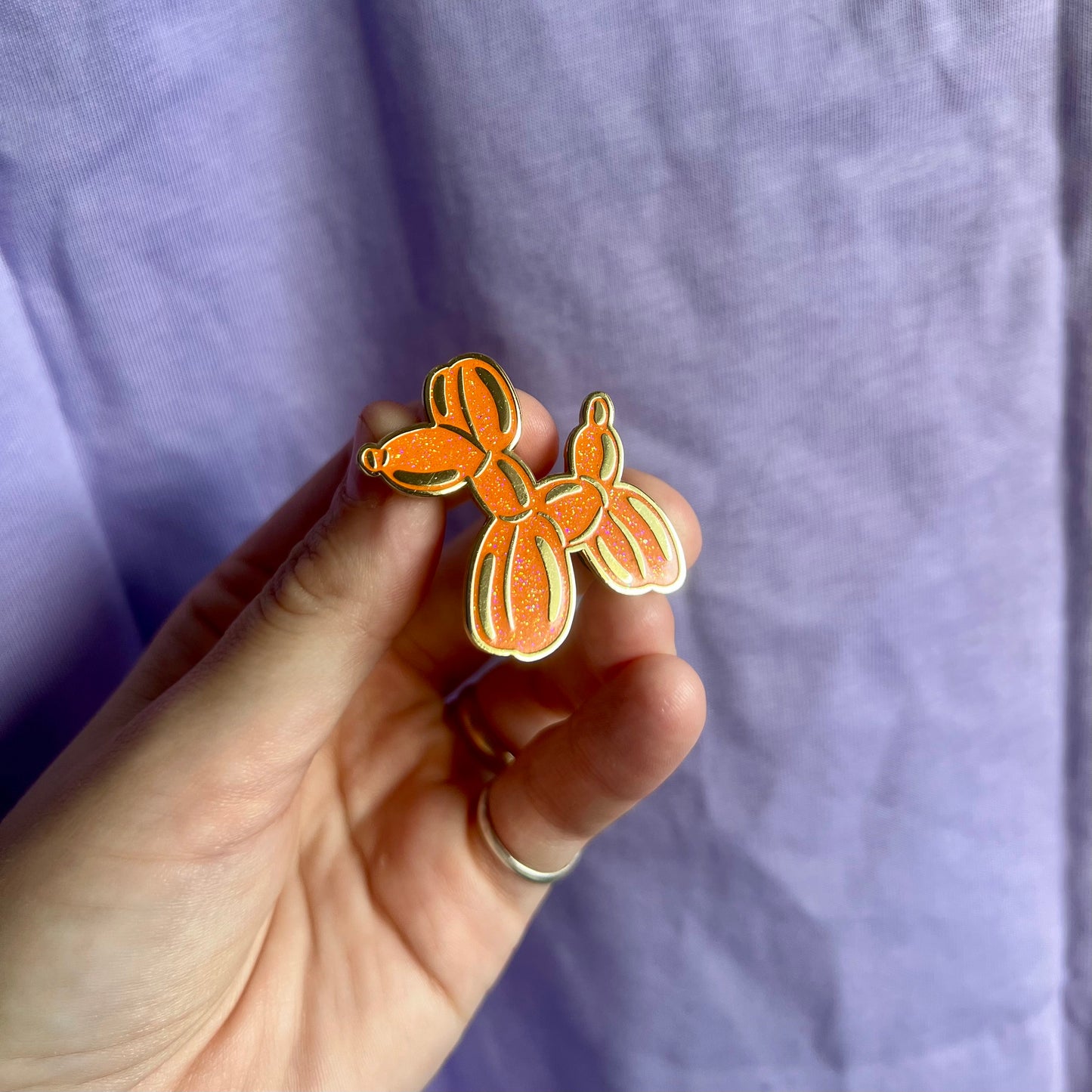 Balloon Dog Enamel Pin