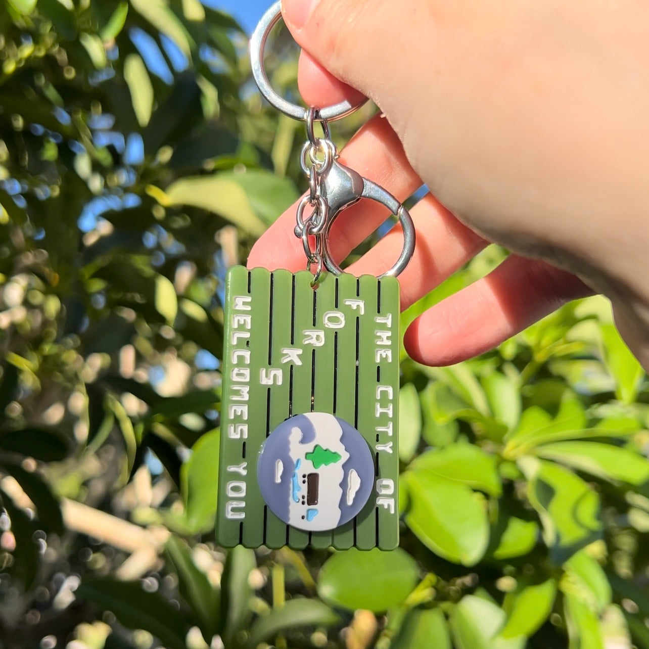 Welcome Sign Keychain