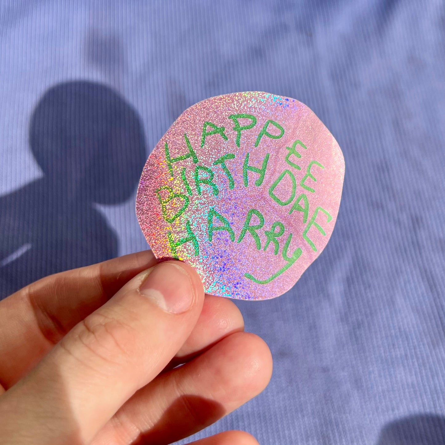 Glitter Cake Sticker