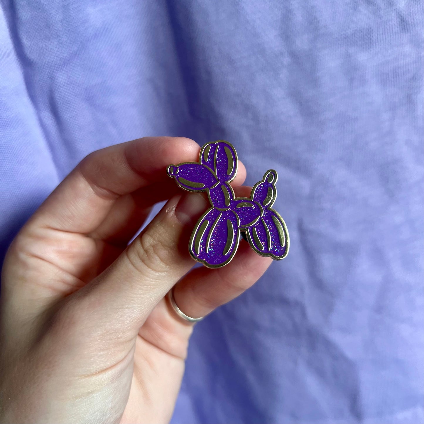 Balloon Dog Enamel Pin