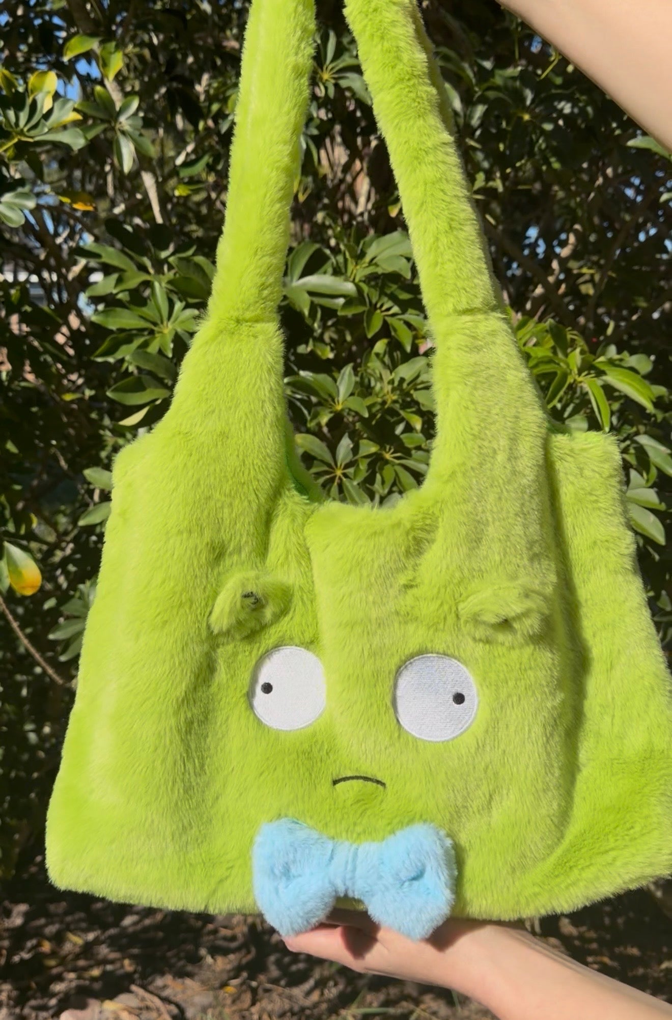 nightlight fuzzy tote bag (preorder!)