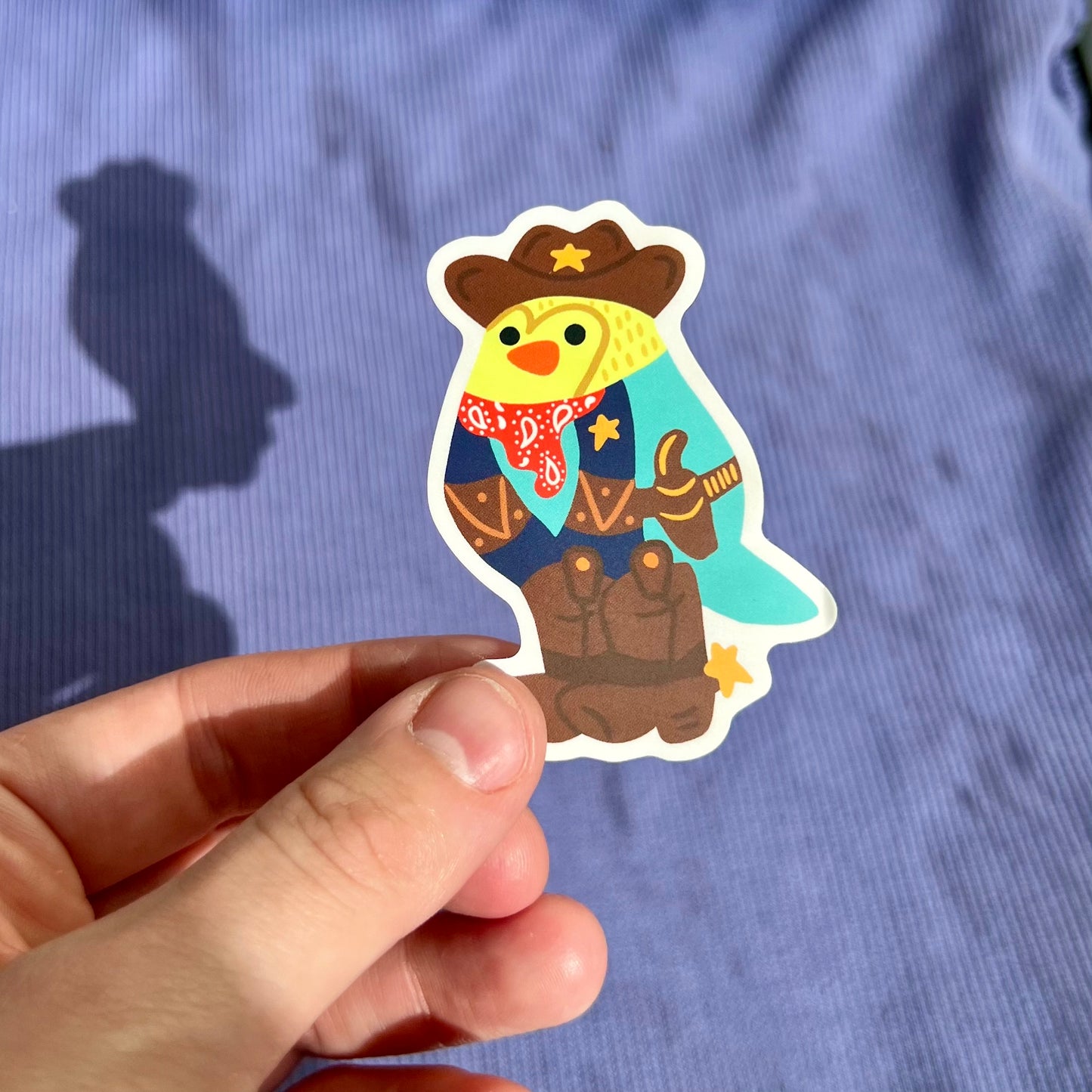 Cowboy Birb Sticker