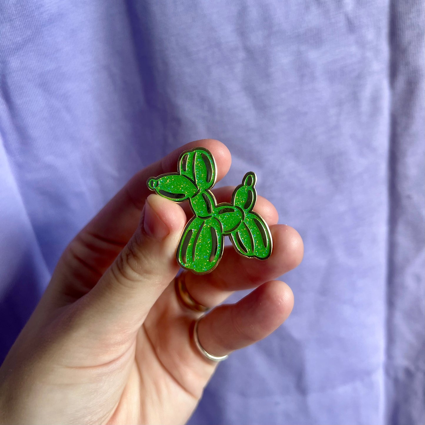 Balloon Dog Enamel Pin