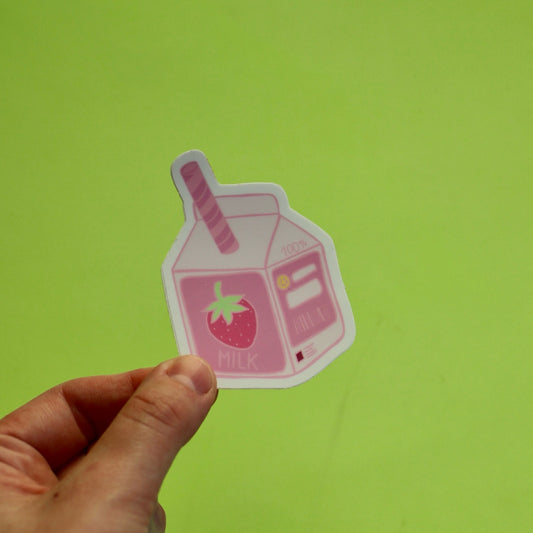 Strawb Milk Sticker