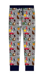Hoa Hoa Hoa bamboo adult joggers! (GRAY)