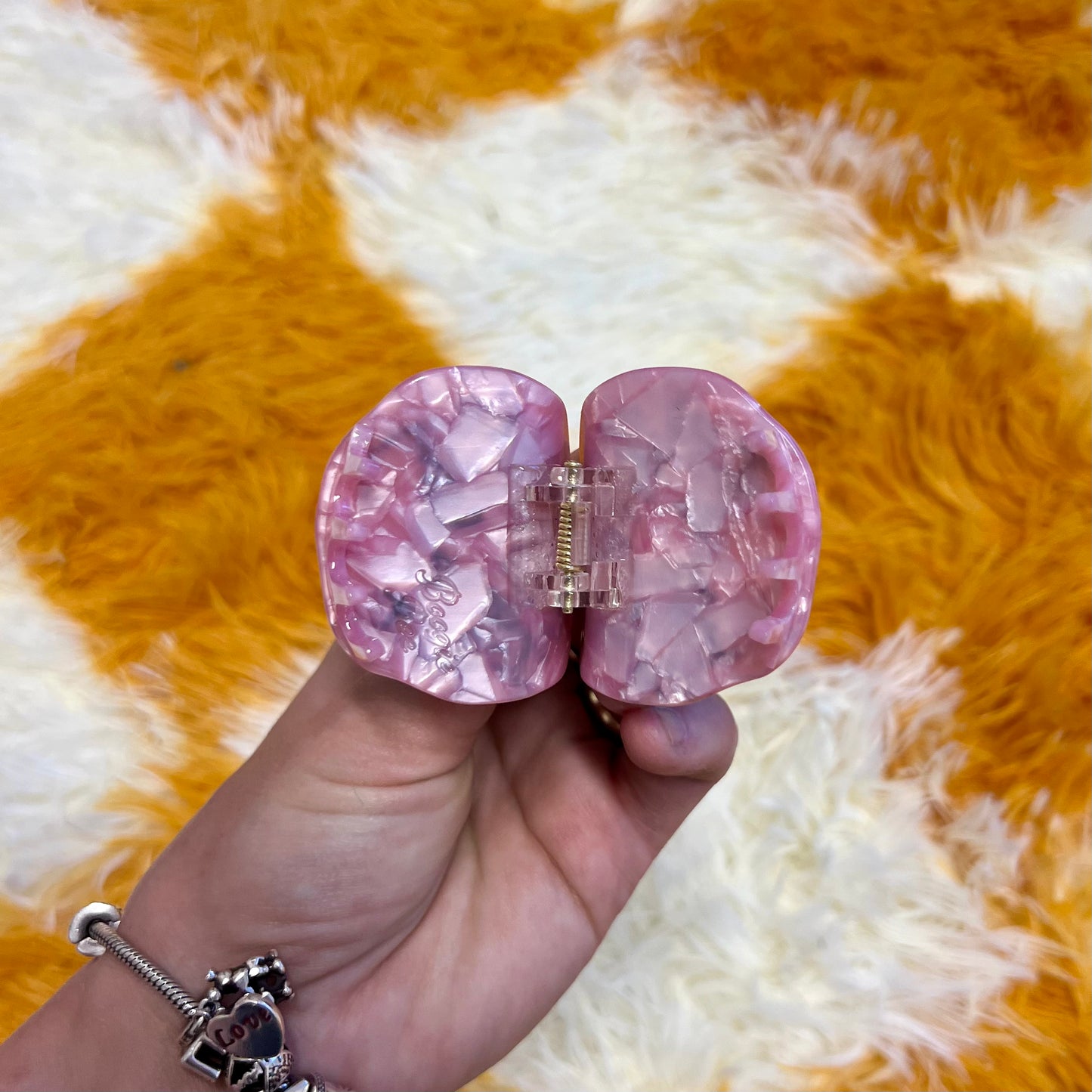 Mini HBD Cake Claw Clip