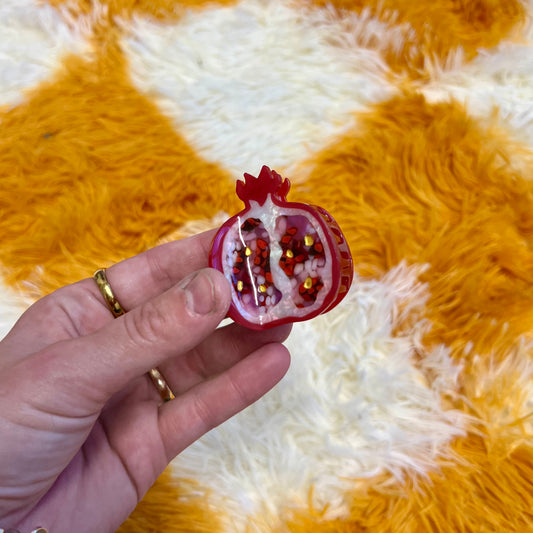 Mini Pom Claw Clip