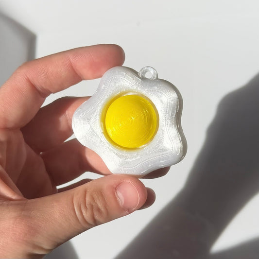 Egg Fidget Clicker Keychain