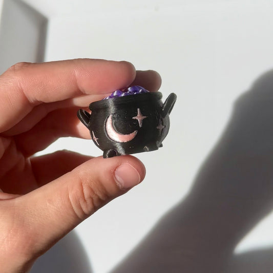 Cauldron Fidget Clicker Keychain