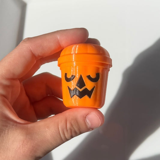 Pumpkin Bucket Fidget Clicker Keychain
