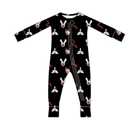 book covers zippered footie pajama PREORDER - READ DESCRIPTION