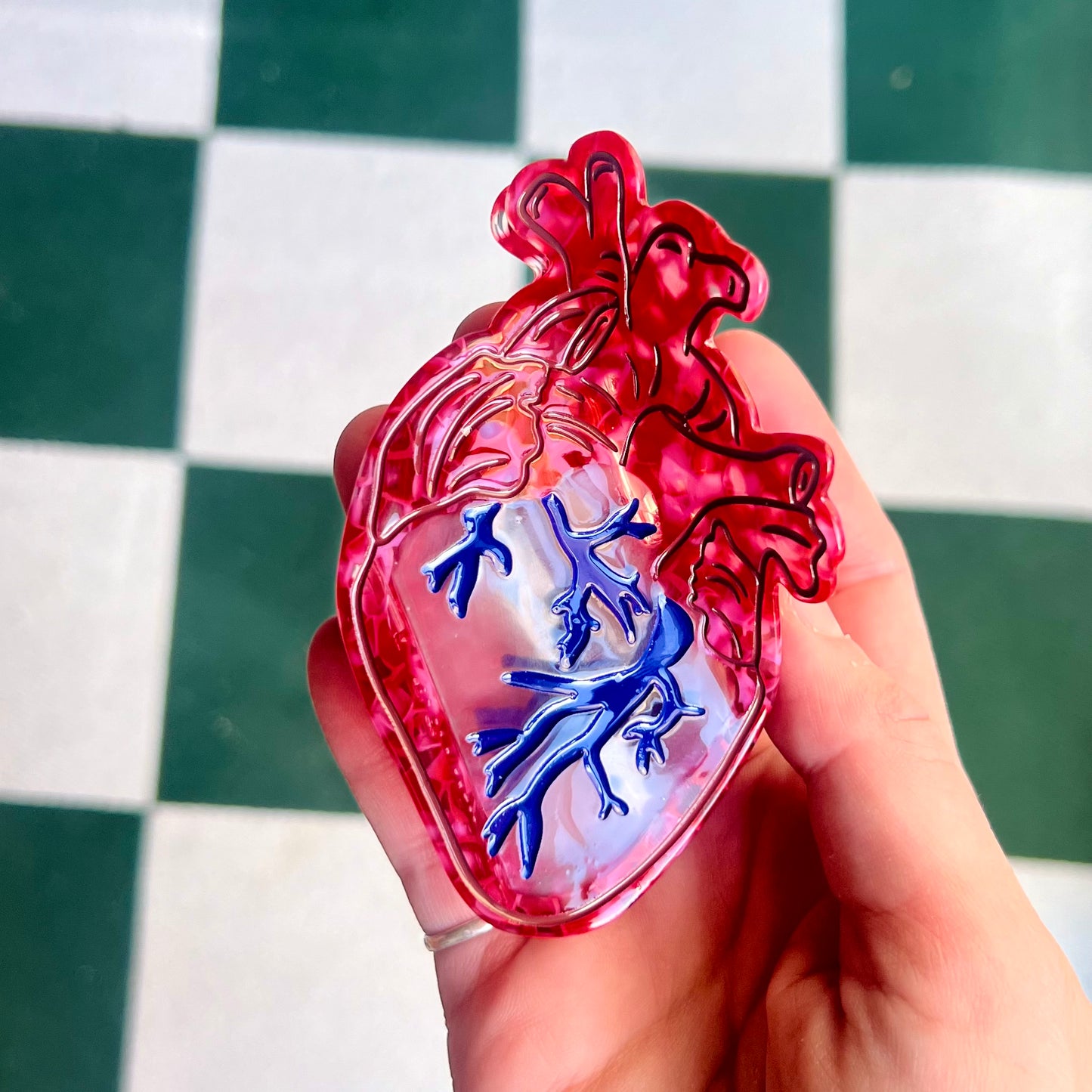 Beating Heart Claw Clip